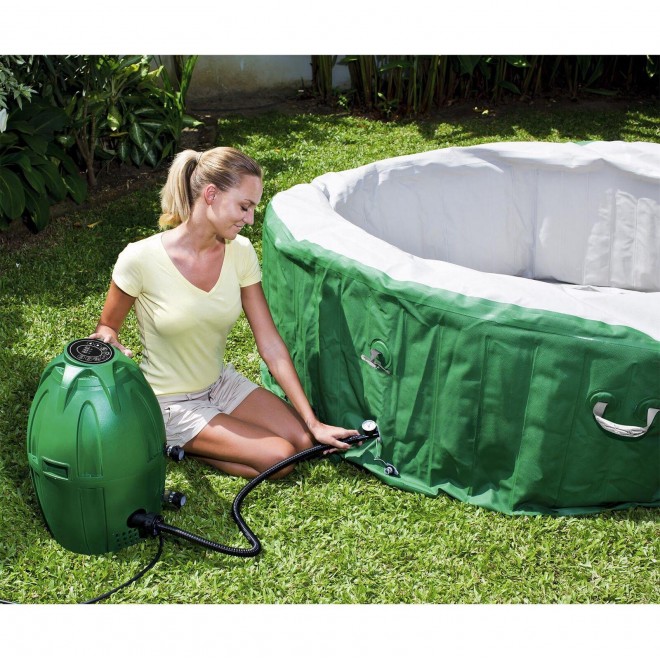 Coleman Saluspa E Inflatable Outdoor Spa Jacuzzi Bubble